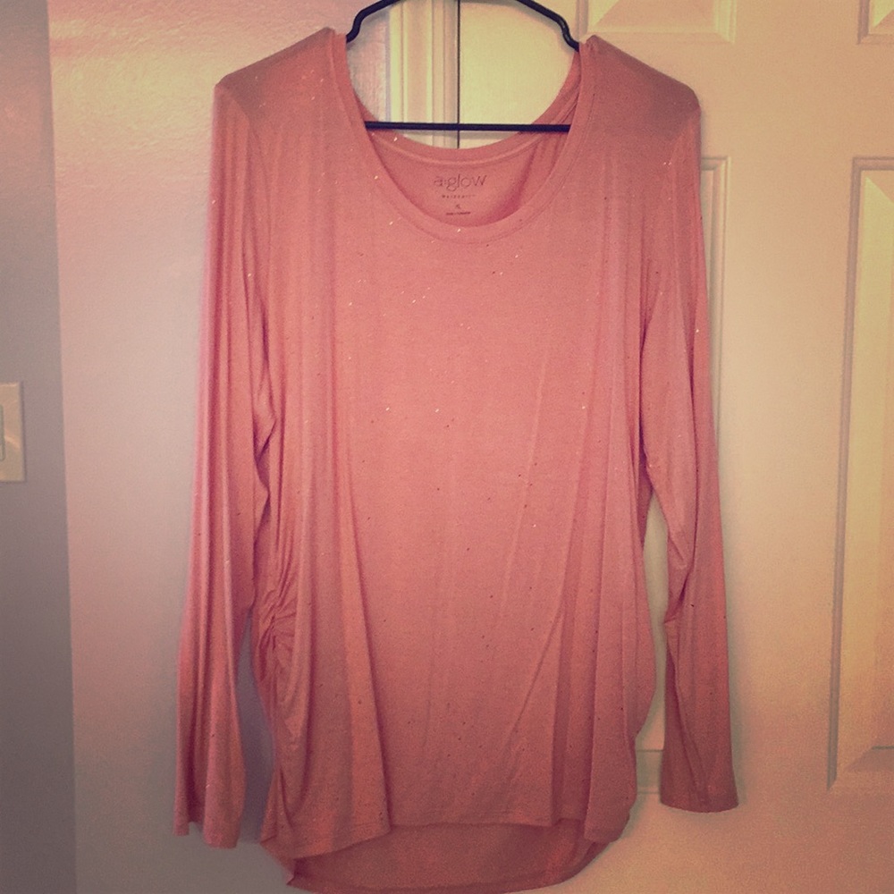 Maternity Scoop Neck long sleeve top
